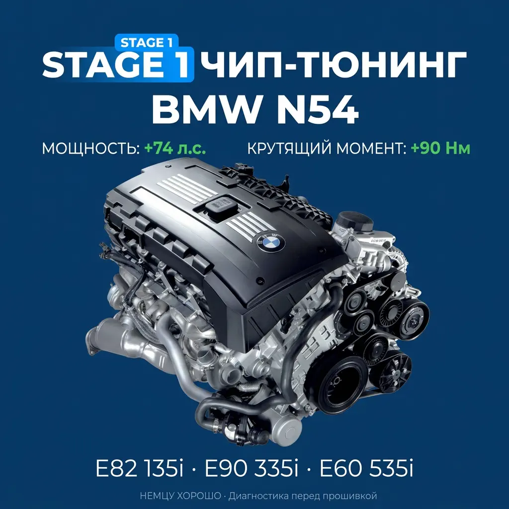 Прошивка Stage 1 BMW N54