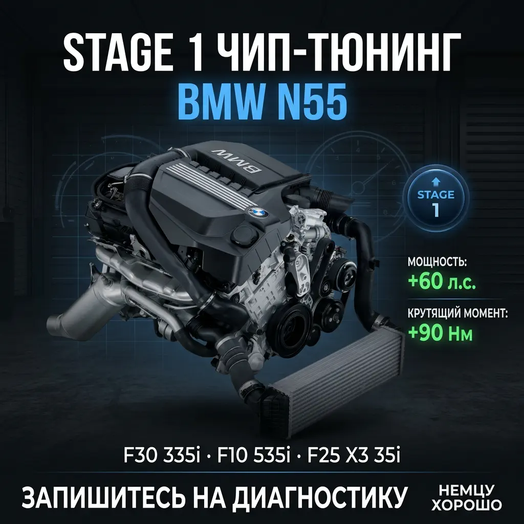 Прошивка Stage 1 BMW N55